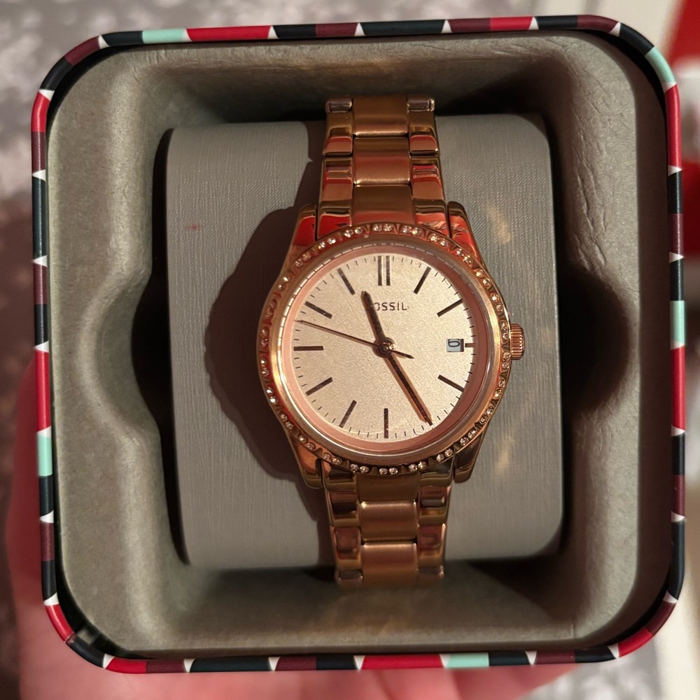 Fossil Watch Rose Gold